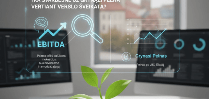Finansinis Rentgenas: Kodėl EBITDA Yra Svarbesnė Už Grynąjį Pelną Vertinant Verslo Sveikatą?