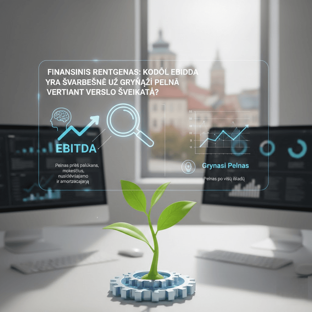 Finansinis Rentgenas: Kodėl EBITDA Yra Svarbesnė Už Grynąjį Pelną Vertinant Verslo Sveikatą? Finansinis Rentgenas: Kodėl EBITDA Yra Svarbesnė Už Grynąjį Pelną Vertinant Verslo Sveikatą?