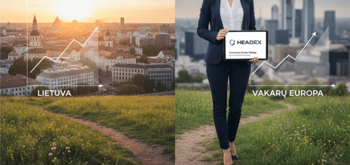 „Headex“ fenomenas darbo rinkoje: Kaip užsitikrinti stabilias pajamas Lietuvoje ir Vakarų Europoje?