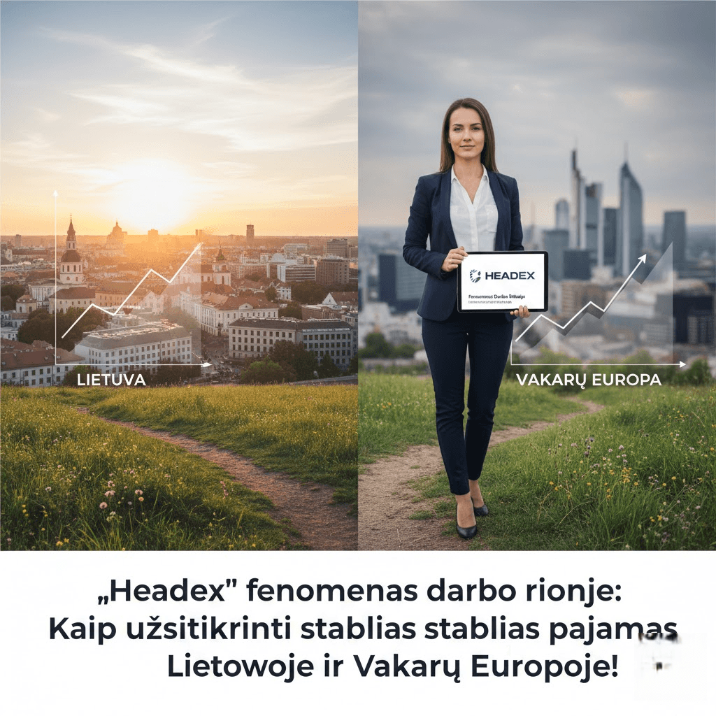 „Headex“ fenomenas darbo rinkoje: Kaip užsitikrinti stabilias pajamas Lietuvoje ir Vakarų Europoje? „Headex“ fenomenas darbo rinkoje: Kaip užsitikrinti stabilias pajamas Lietuvoje ir Vakarų Europoje?