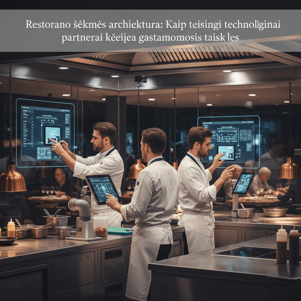 Restorano sėkmės architektūra: Kaip teisingi technologiniai partneriai keičia gastronomijos taisykles