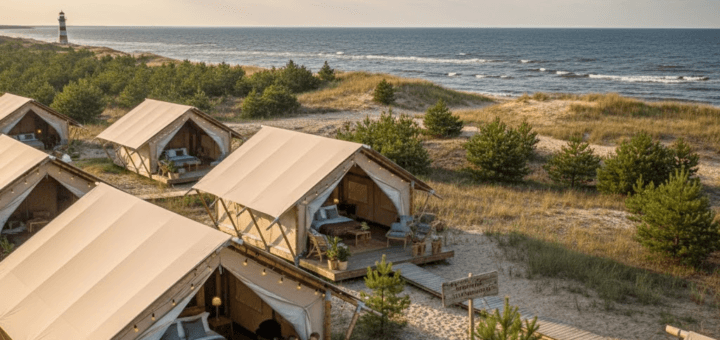 Nidos kempingo fenomenas: Kai palapinė tampa prabangesnė už viešbutį