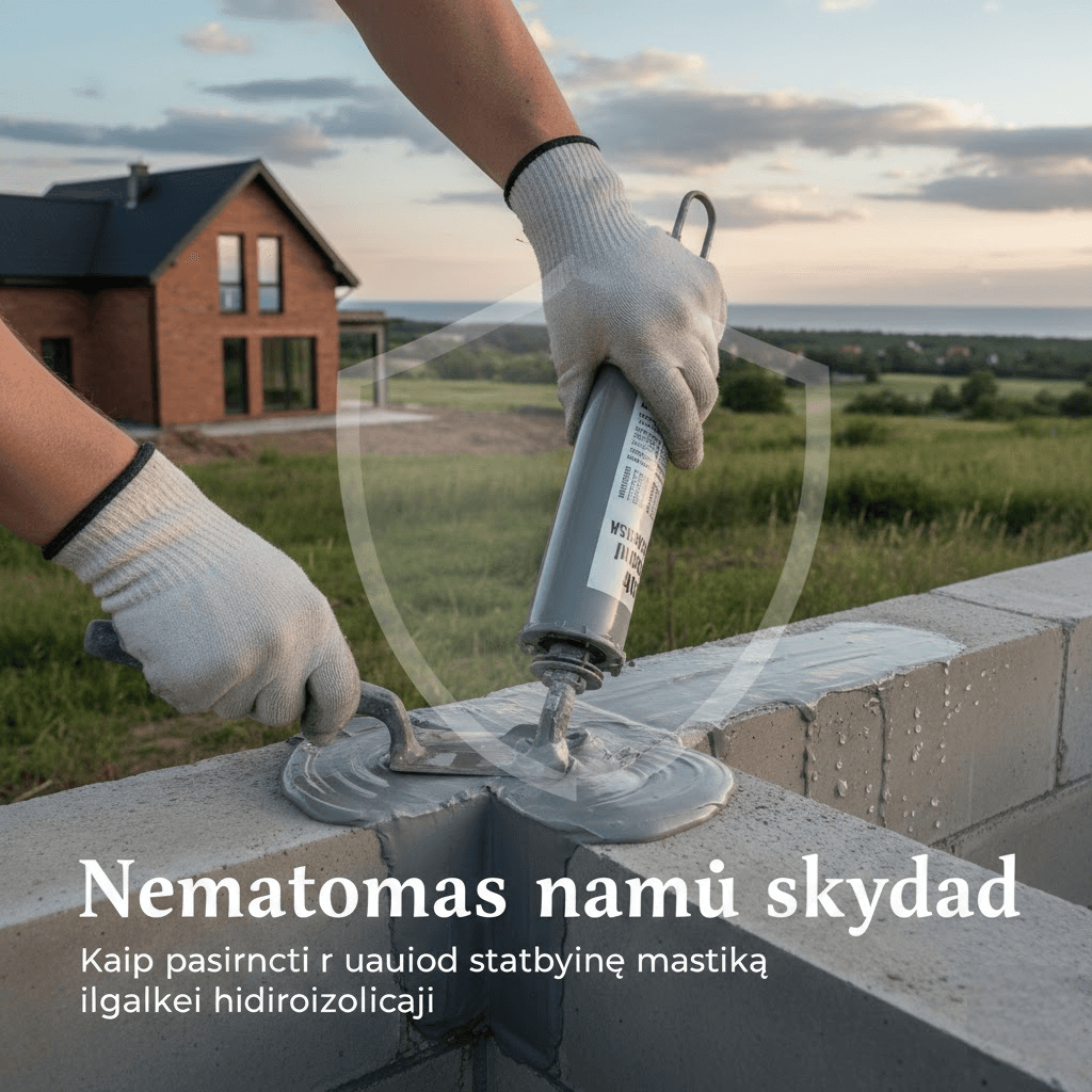Nematomas namų skydas: Kaip pasirinkti ir naudoti statybinę mastiką ilgalaikei hidroizoliacijai Nematomas namų skydas: Kaip pasirinkti ir naudoti statybinę mastiką ilgalaikei hidroizoliacijai