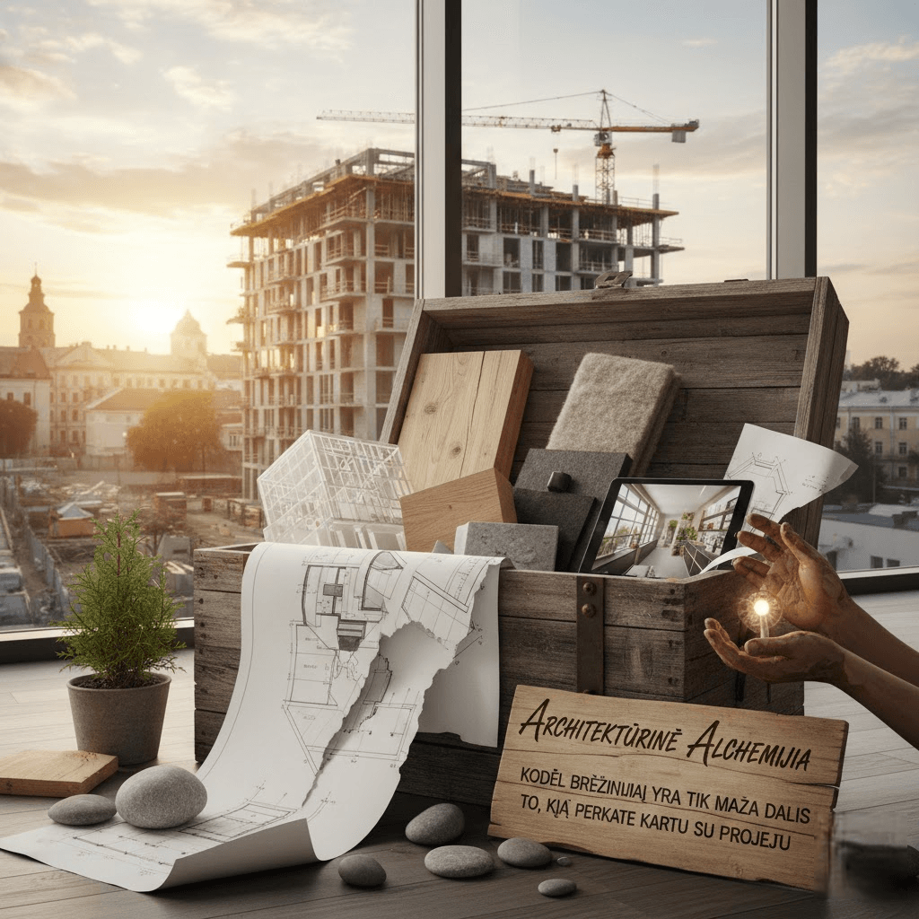 Architektūrinė alchemija: kodėl brėžiniai yra tik maža dalis to, ką perkate kartu su projektu Architektūrinė alchemija: kodėl brėžiniai yra tik maža dalis to, ką perkate kartu su projektu