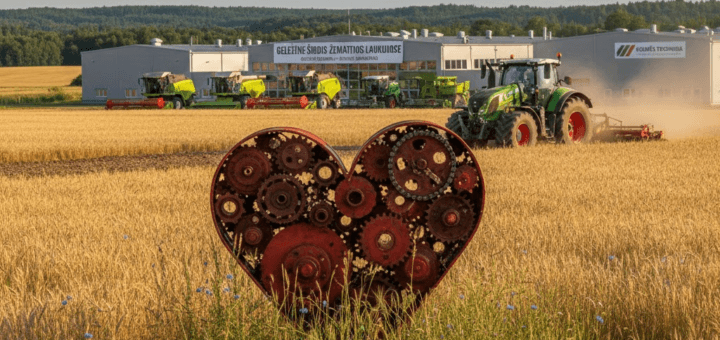 Geležinė Širdis Žemaitijos Laukuose: Kodėl Kelmės Technikos Sektorius Yra Ūkininkų Sėkmės Garantas