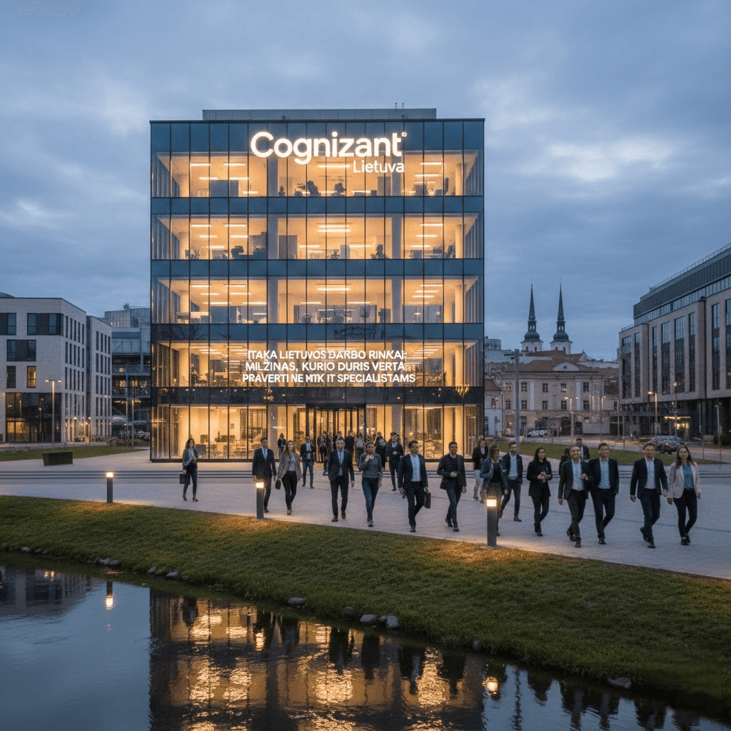 Cognizant įtaka Lietuvos darbo rinkai: milžinas, kurio duris verta praverti ne tik IT specialistams