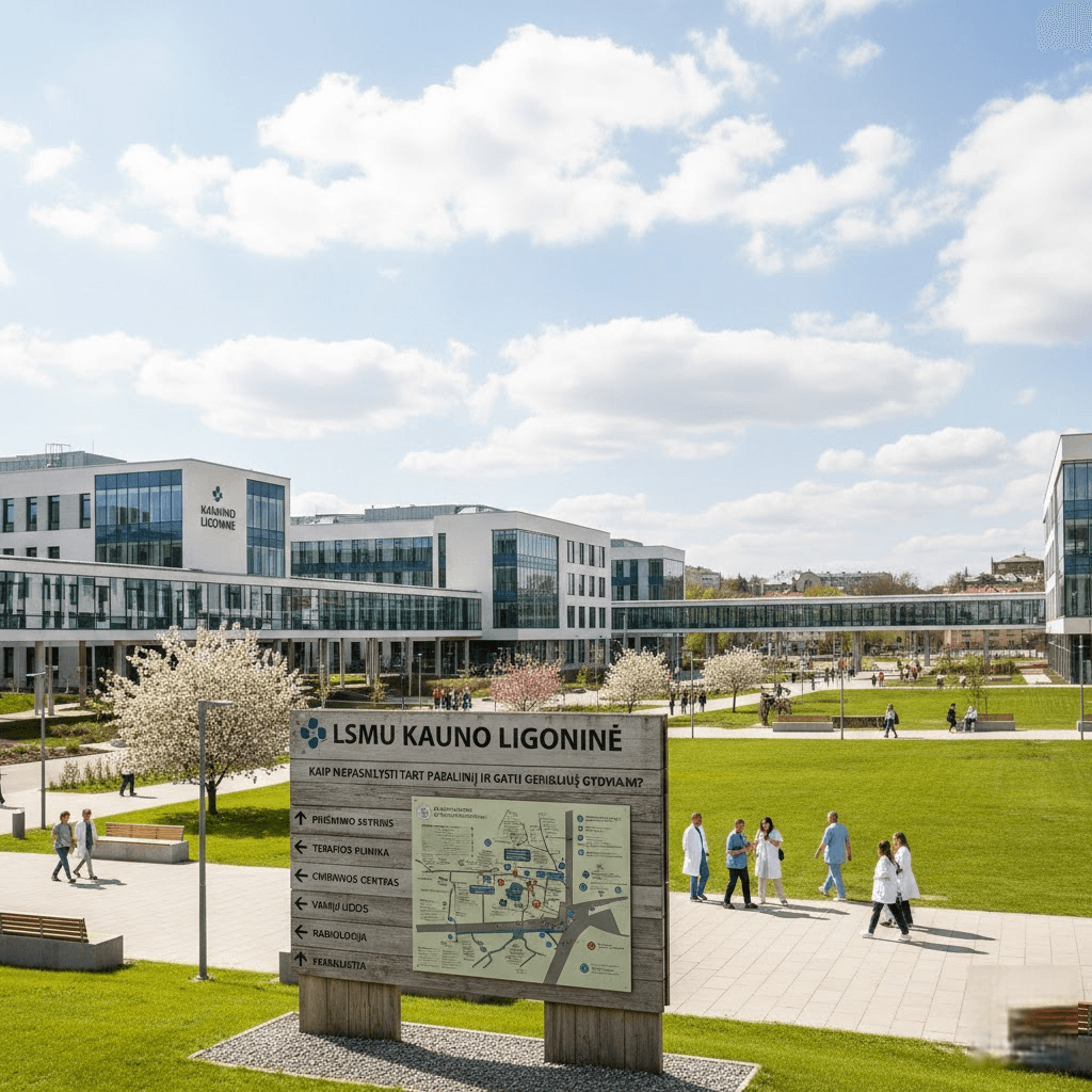 LSMU Kauno ligoninė: Kaip nepasiklysti tarp padalinių ir gauti geriausią gydymą?