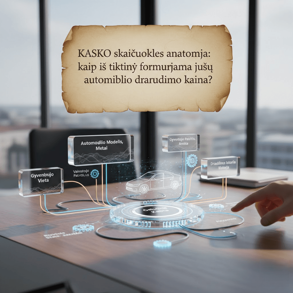 KASKO skaičiuoklės anatomija: kaip iš tikrųjų formuojama jūsų automobilio draudimo kaina? KASKO skaičiuoklės anatomija: kaip iš tikrųjų formuojama jūsų automobilio draudimo kaina?