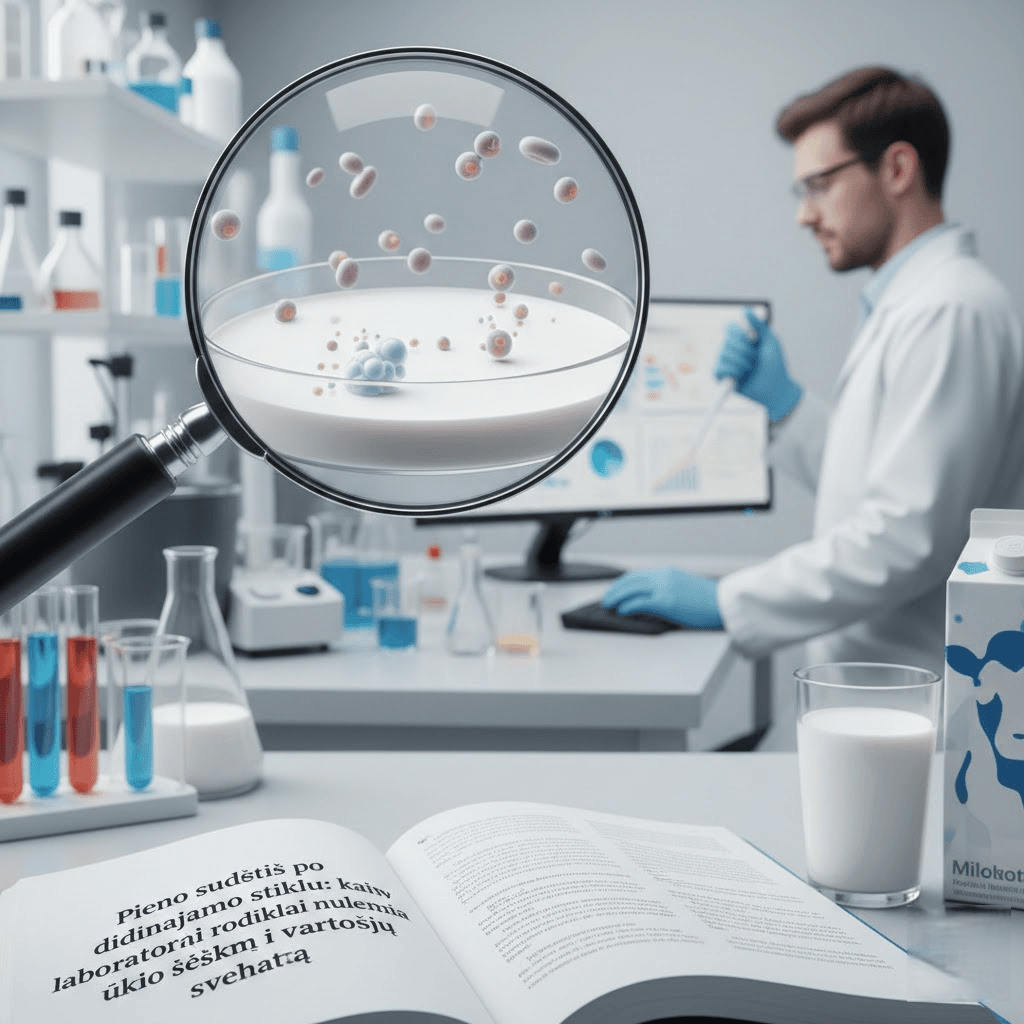 Pieno sudėtis po didinamuoju stiklu: kaip laboratoriniai rodikliai nulemia ūkio sėkmę ir vartotojų sveikatą Pieno sudėtis po didinamuoju stiklu: kaip laboratoriniai rodikliai nulemia ūkio sėkmę ir vartotojų sveikatą