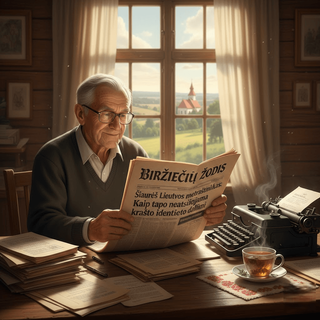 Šiaurės Lietuvos metraštininkas: Kaip "Biržiečių žodis" tapo neatsiejama krašto identiteto dalimi