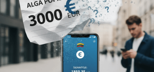 Alga popieriuje prieš realybę sąskaitoje: kur išgaruoja jūsų uždirbti eurai ir kaip suvaldyti „po mokesčių“ efektą?