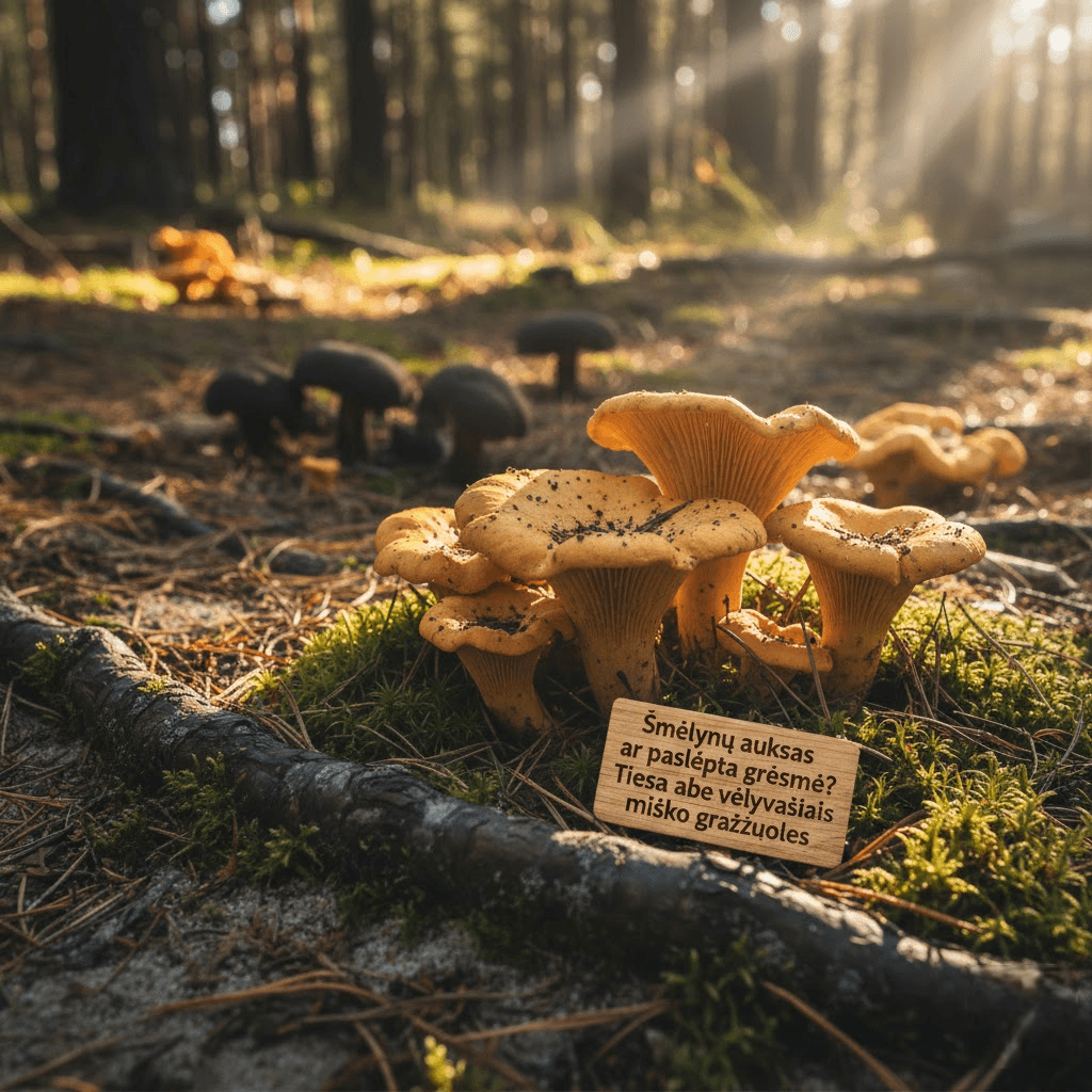 Smėlynų auksas ar paslėpta grėsmė? Tiesa apie vėlyvąsias miško gražuoles