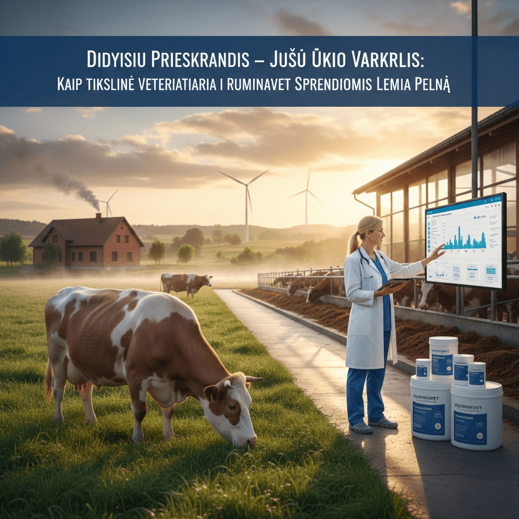 Didysis Prieskrandis – Jūsų Ūkio Variklis: Kaip Tikslinė Veterinarija ir Ruminavet Sprendimai Lemia Pelną Didysis Prieskrandis – Jūsų Ūkio Variklis: Kaip Tikslinė Veterinarija ir Ruminavet Sprendimai Lemia Pelną