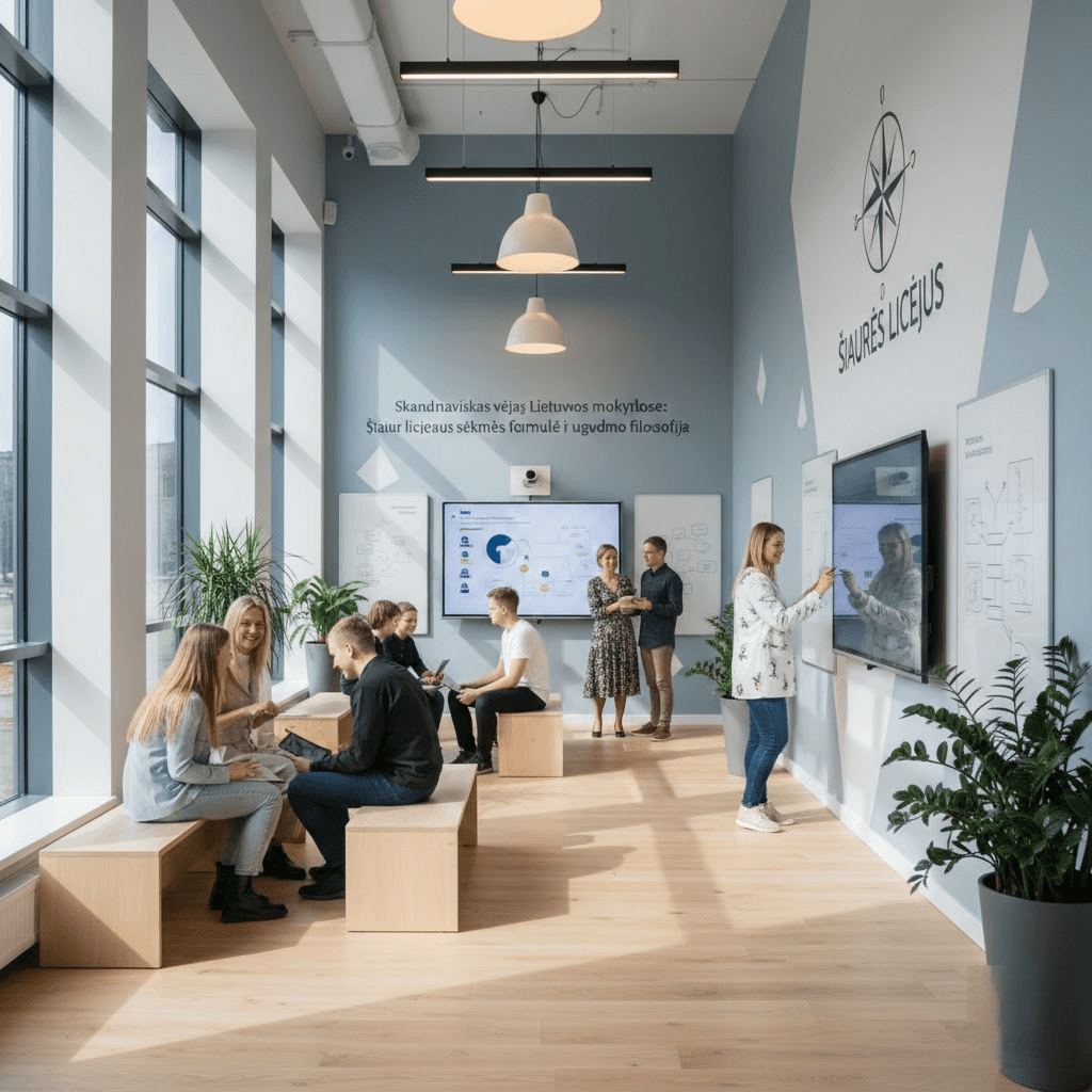 Skandinaviškas vėjas Lietuvos mokyklose: Šiaurės licėjaus sėkmės formulė ir ugdymo filosofija Skandinaviškas vėjas Lietuvos mokyklose: Šiaurės licėjaus sėkmės formulė ir ugdymo filosofija