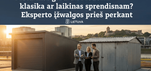 Metaliniai garažai: Moderni klasika ar laikinas sprendimas? Eksperto įžvalgos prieš perkant