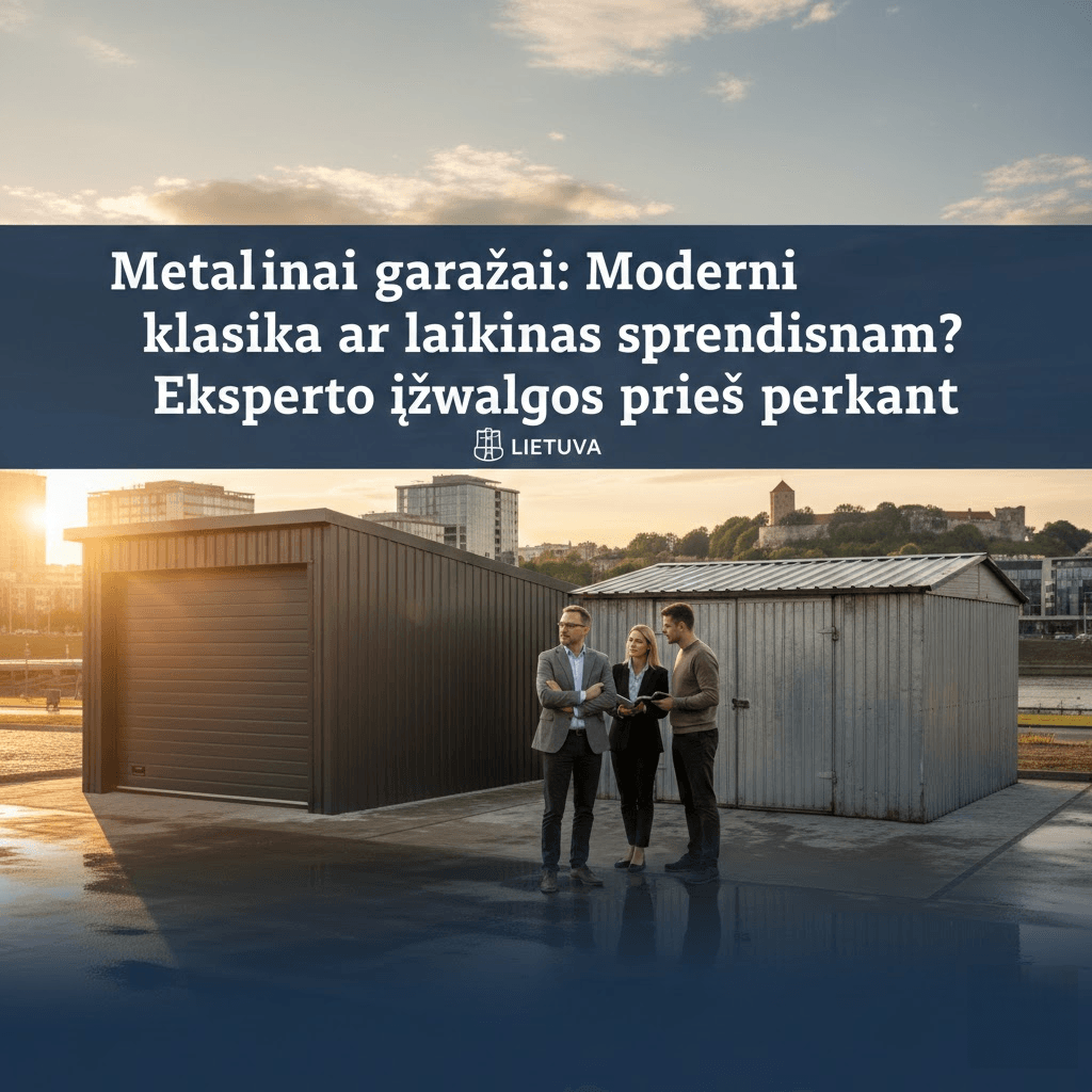 Metaliniai garažai: Moderni klasika ar laikinas sprendimas? Eksperto įžvalgos prieš perkant Metaliniai garažai: Moderni klasika ar laikinas sprendimas? Eksperto įžvalgos prieš perkant