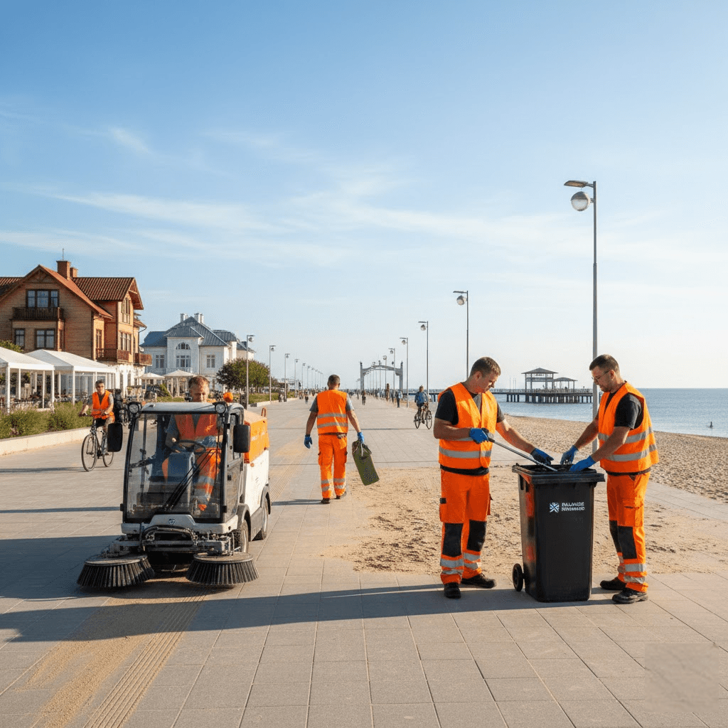 Palangos švaros ir tvarkos sergėtojai: Kaip veikia miesto komunalinis mechanizmas