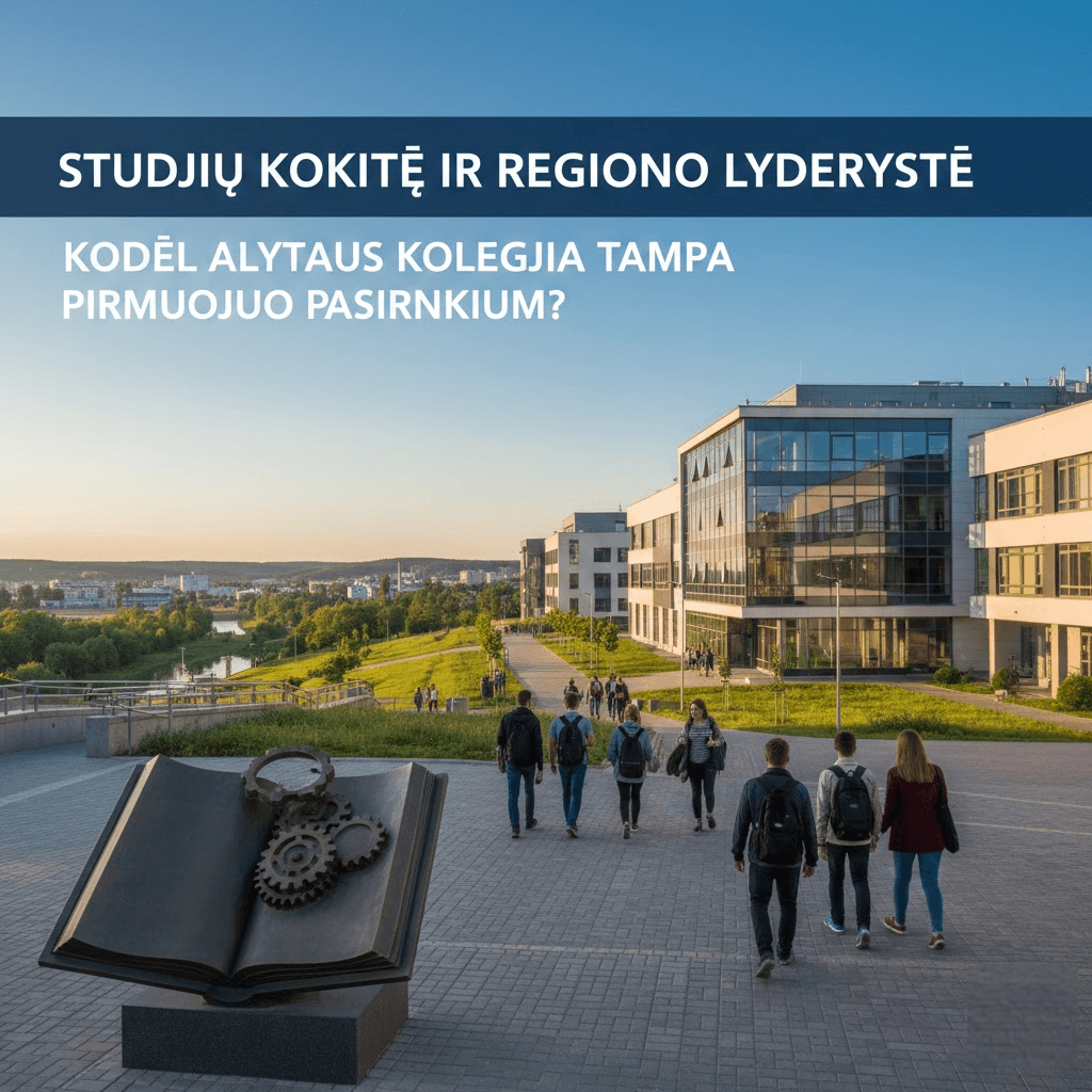 Studijų kokybė ir regiono lyderystė: Kodėl Alytaus kolegija tampa pirmuoju pasirinkimu?
