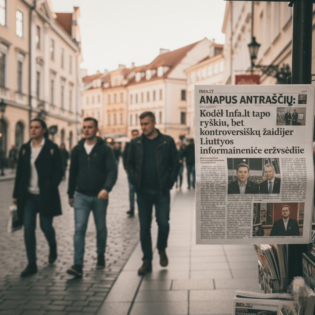 Anapus antraščių: Kodėl Infa.lt tapo ryškiu, bet kontroversišku žaidėju Lietuvos informacinėje erdvėje