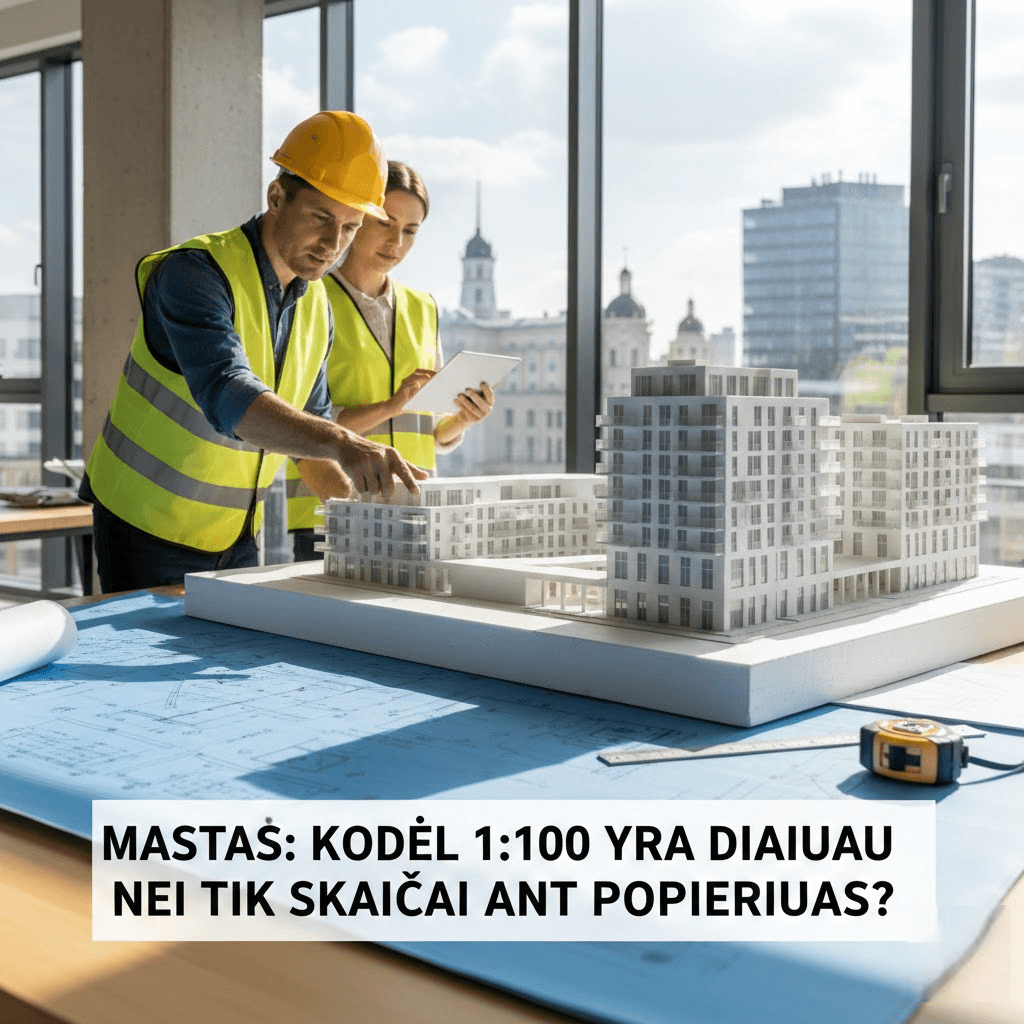 Mastas: Kodėl 1:100 Yra Daugiau Nei Tik Skaičiai Ant Popieriaus? Mastas: Kodėl 1:100 Yra Daugiau Nei Tik Skaičiai Ant Popieriaus?