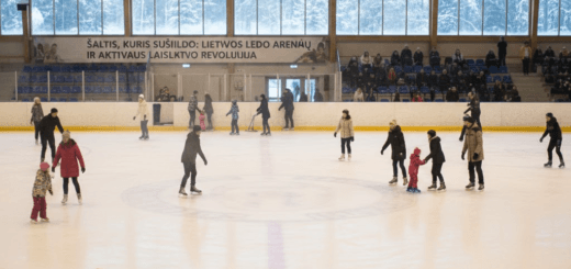 Šaltis, kuris sušildo: Lietuvos ledo arenų fenomenas ir aktyvaus laisvalaikio revoliucija