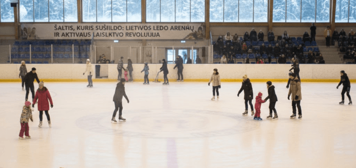 Šaltis, kuris sušildo: Lietuvos ledo arenų fenomenas ir aktyvaus laisvalaikio revoliucija