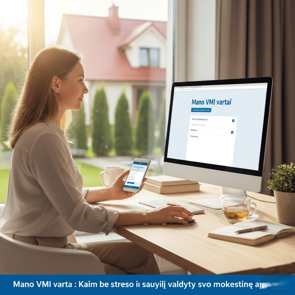 Mano VMI vartai: Kaip be streso ir saugiai valdyti savo mokestinę aplinką