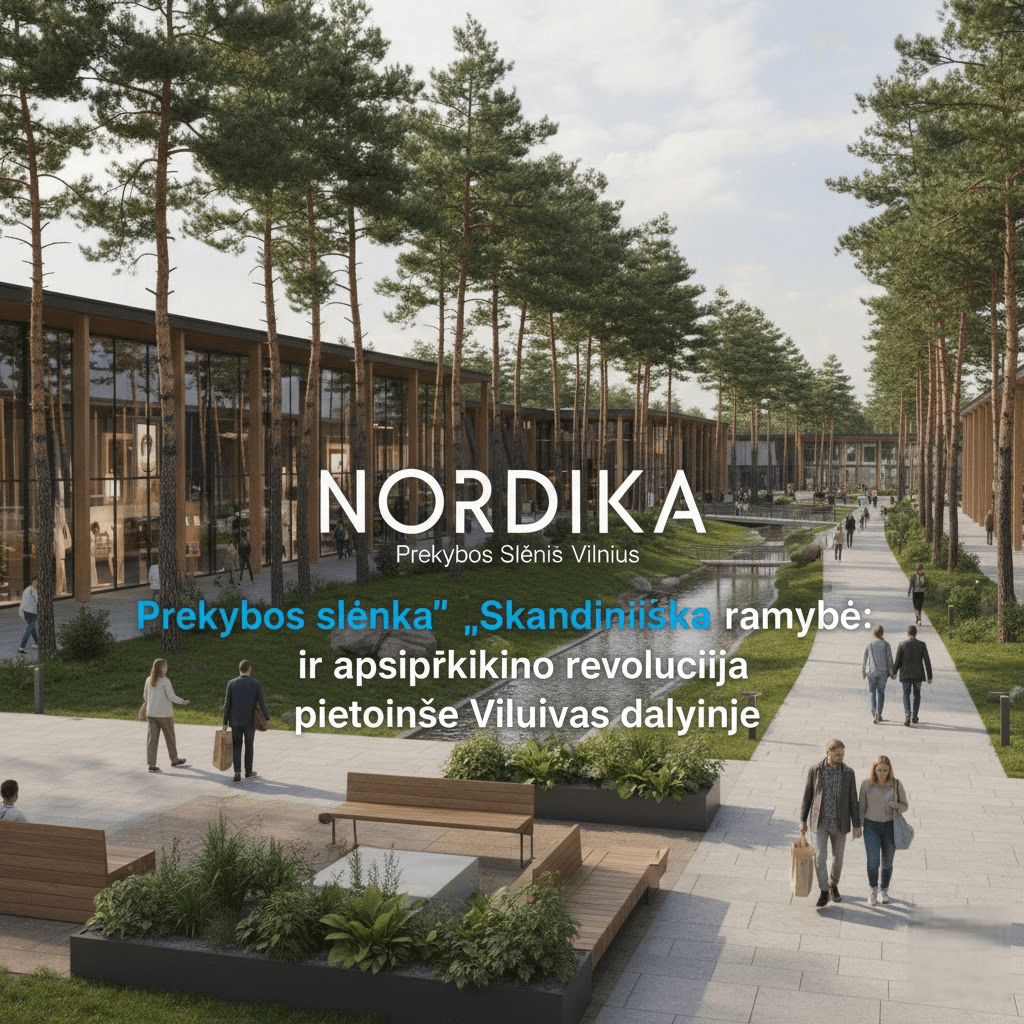 Prekybos slėnis „Nordika“: Skandinaviška ramybė ir apsipirkimo revoliucija pietinėje Vilniaus dalyje