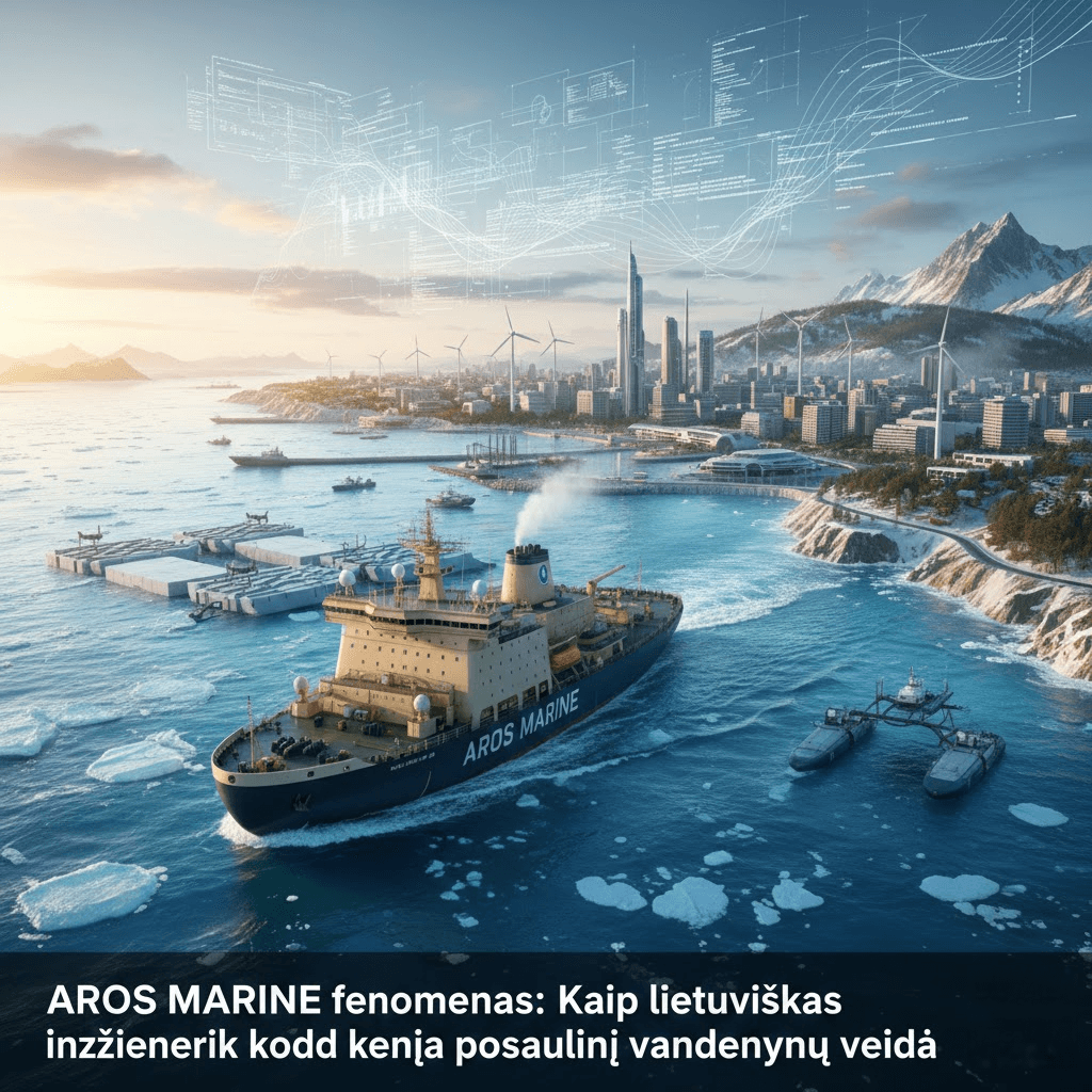 „Aros Marine“ fenomenas: Kaip lietuviškas inžinerinis kodas keičia pasaulinį vandenynų veidą