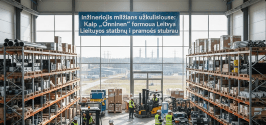 Inžinerijos milžinas užkulisiuose: Kaip „Onninen“ formuoja Lietuvos statybų ir pramonės stuburą