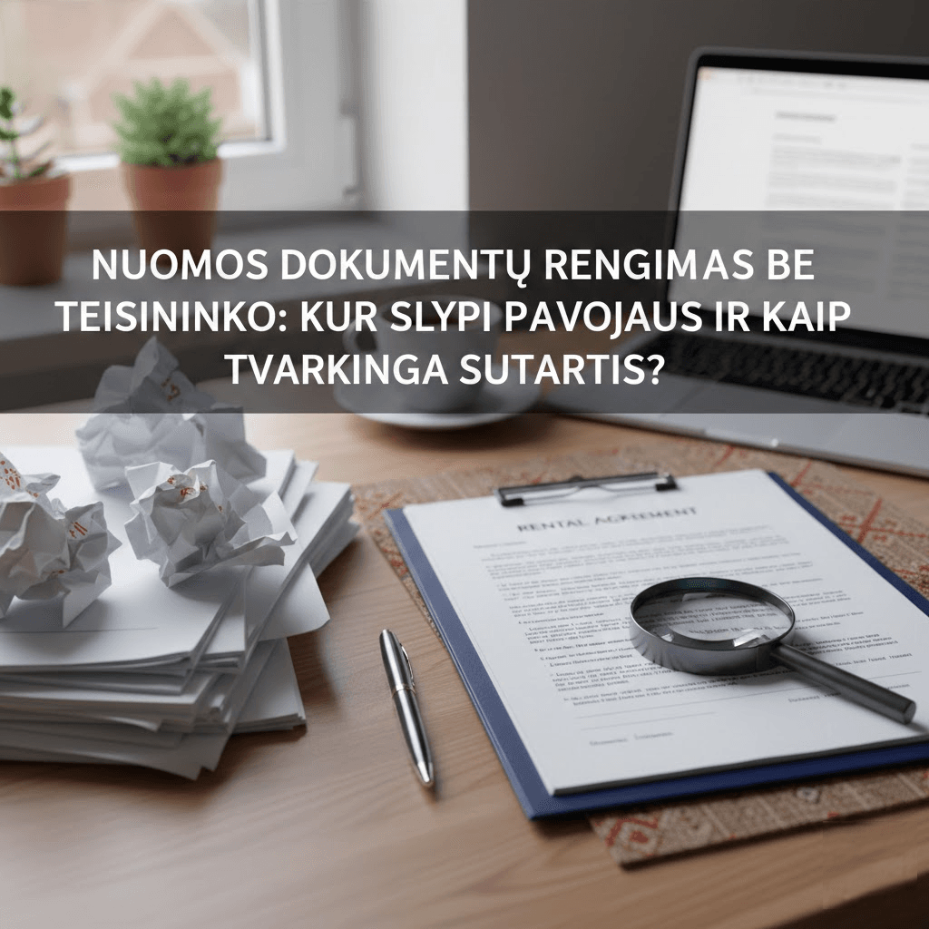 Nuomos dokumentų rengimas be teisininko: kur slypi pavojai ir kaip atrodo tvarkinga sutartis? Nuomos dokumentų rengimas be teisininko: kur slypi pavojai ir kaip atrodo tvarkinga sutartis?