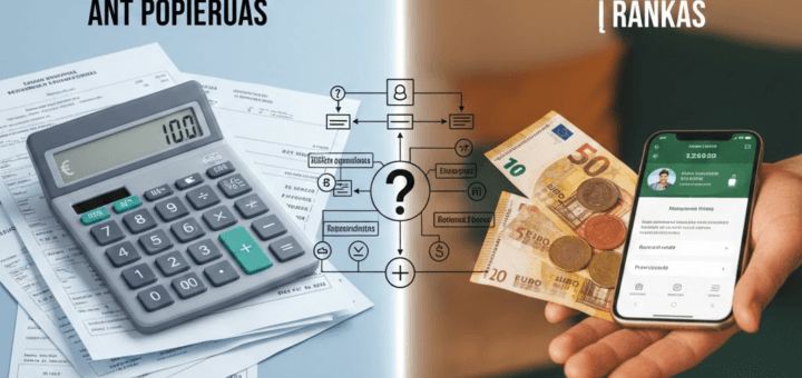 Atlyginimo Anatomija: Kodėl Jūsų „Į Rankas“ ir „Ant Popieriaus“ Yra Du Skirtingi Pasauliai?