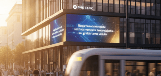 SME Bank: Nauja finansinė realybė Lietuvos verslui ir taupytojams – kai greitis tampa valiuta