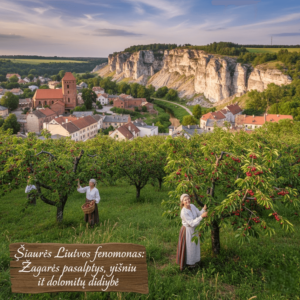 Šiaurės Lietuvos fenomenas: Žagarės paslaptys, vyšnių skonis ir dolomitų didybė