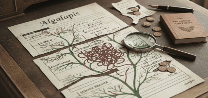 Algalapio anatomija: kur dingsta pinigai tarp sutarties ir banko sąskaitos?