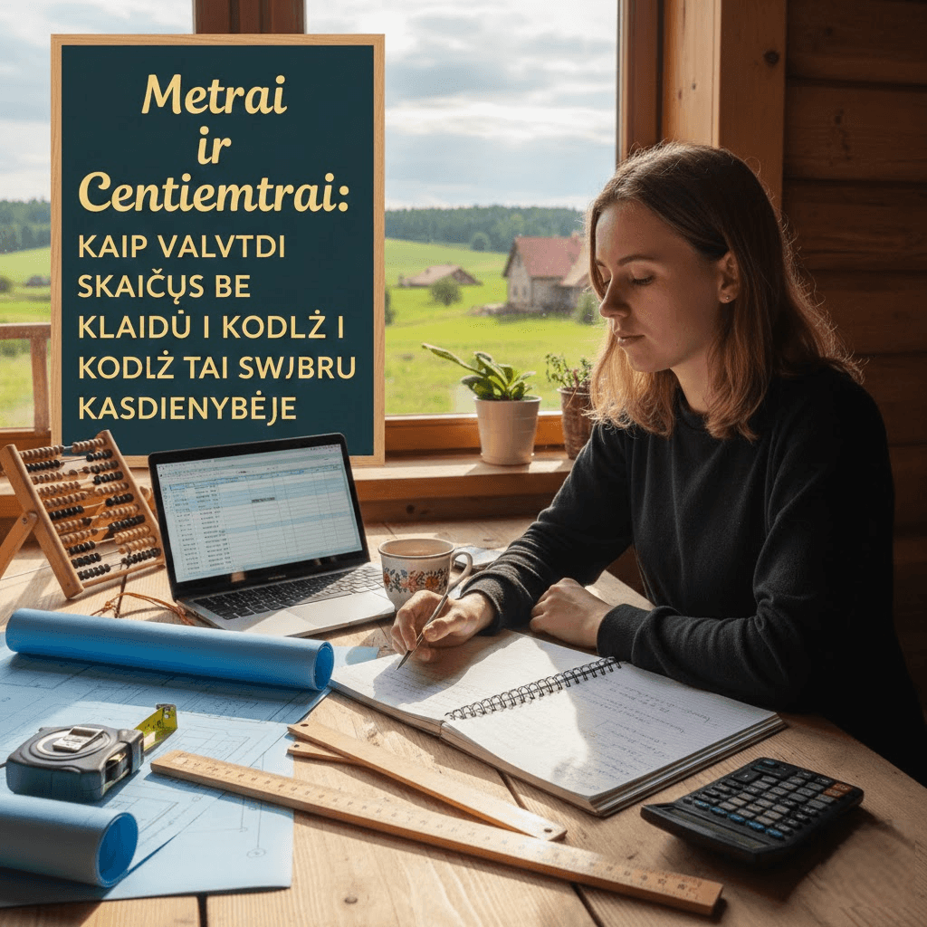 Metrai ir Centimetrai: Kaip Valdyti Skaičius Be Klaidų ir Kodėl Tai Svarbu Kasdienybėje