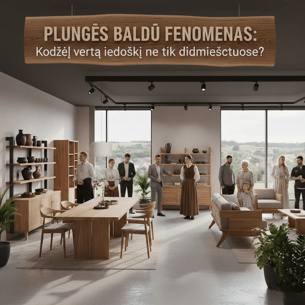 Plungės baldų fenomenas: Kodėl verta ieškoti ne tik didmiesčiuose?
