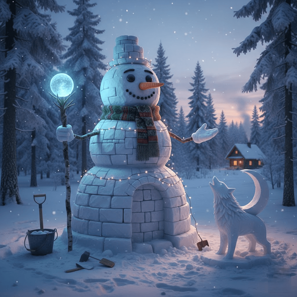 Besmegenis – ne tik sniego krūva: paslaptinga istorija, konstravimo menas ir žiemos magija