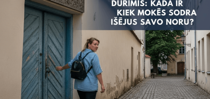 Sprendimas trenkti durimis: kada ir kiek mokės Sodra išėjus savo noru?