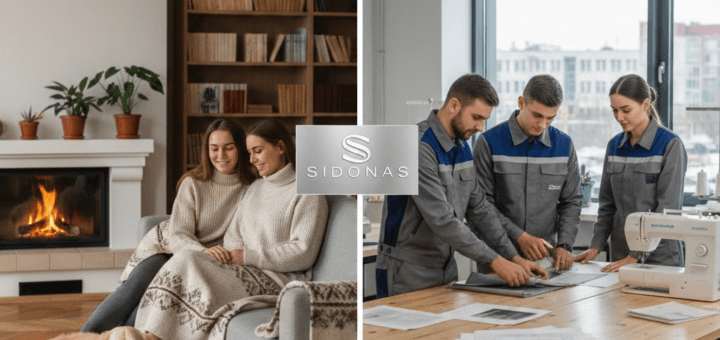 Sidonas: Jūsų patikimas partneris nuo namų jaukumo iki profesionalios darbo aprangos