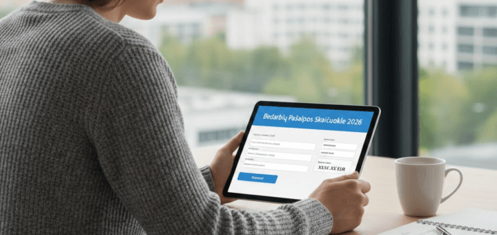 Bedarbio pašalpos skaičiuoklė 2026: viskas, ką reikia žinoti apie nedarbo išmokas
