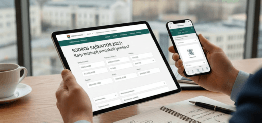 Sodros sąskaitos 2025: Kaip teisingai sumokėti įmokas ir nepasiklysti tarp kodų?