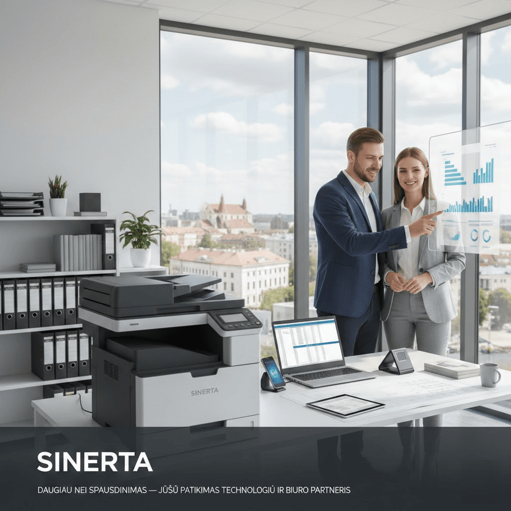 Sinerta: daugiau nei spausdinimas – jūsų patikimas technologijų ir biuro partneris