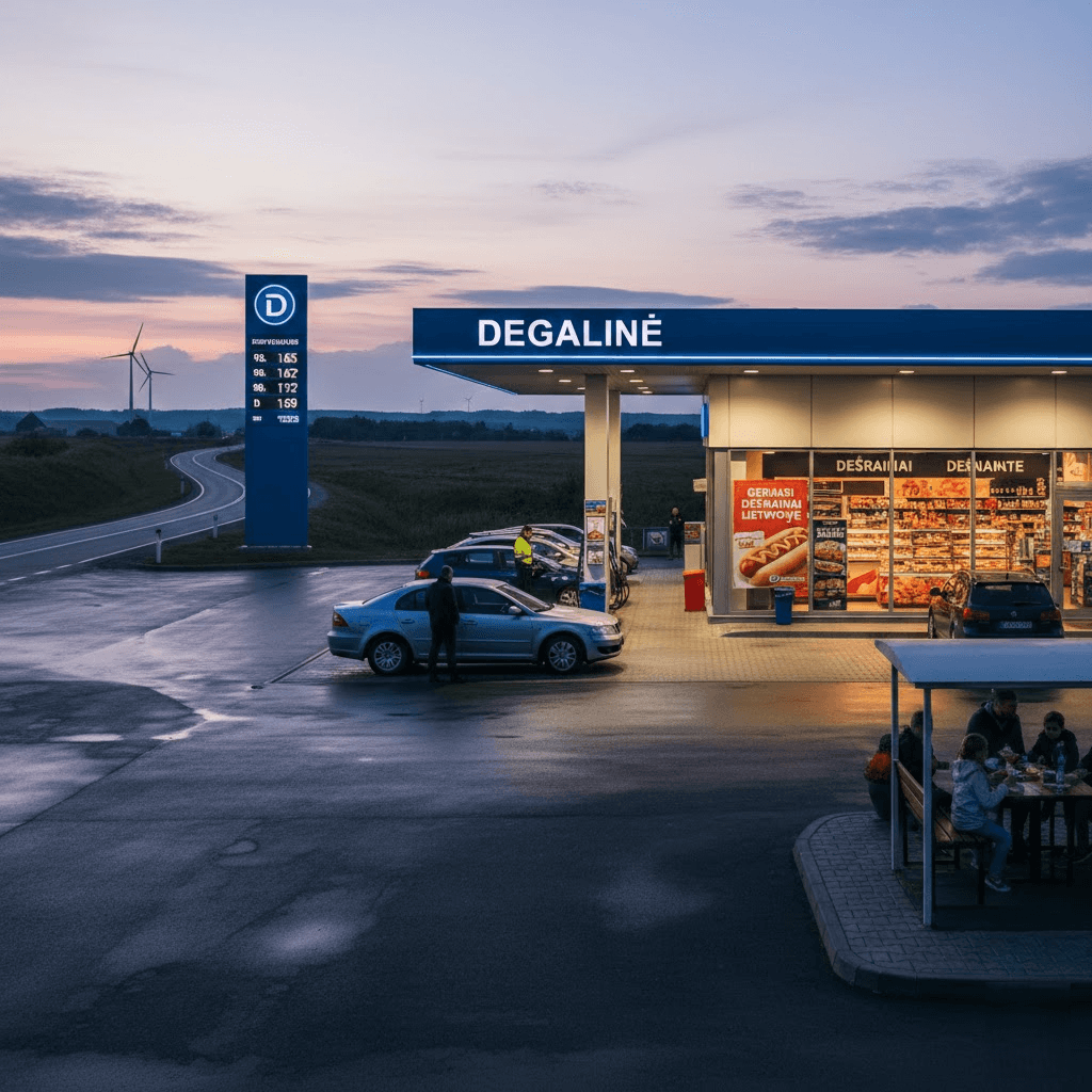 Degalinės Lietuvoje: išsamus gidas vairuotojui – nuo kuro kokybės iki geriausių dešrainių