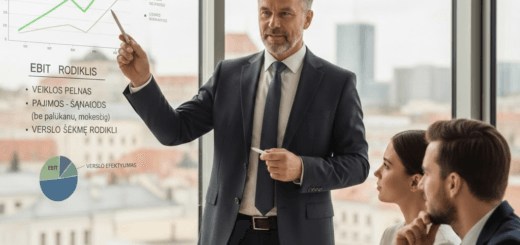 EBIT rodiklis: viskas, ką privalote žinoti apie veiklos pelną ir jo įtaką verslo sėkmei