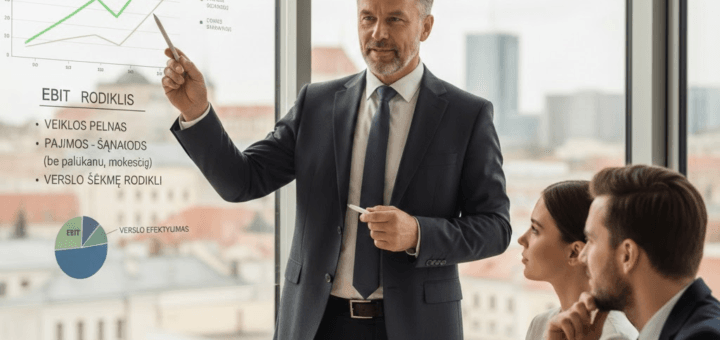 EBIT rodiklis: viskas, ką privalote žinoti apie veiklos pelną ir jo įtaką verslo sėkmei