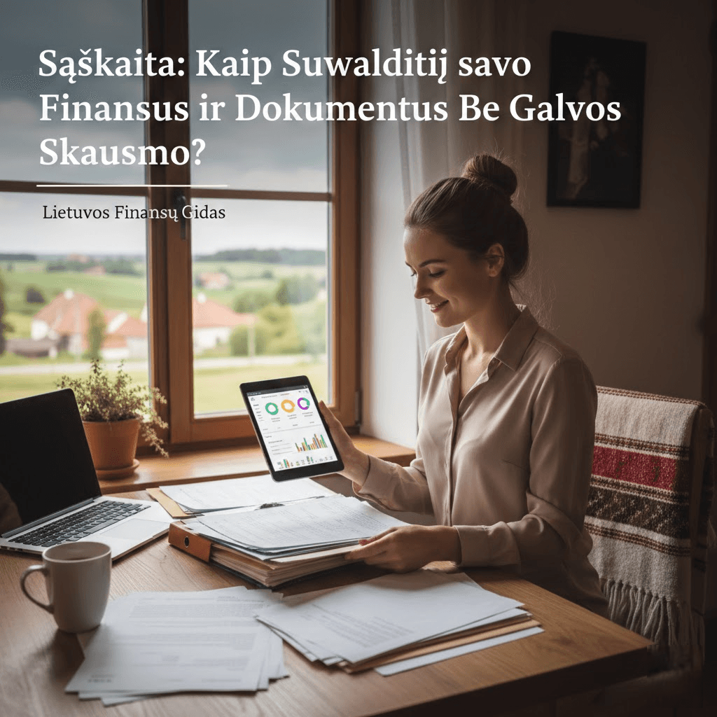 Sąskaita: Kaip Suvaldyti savo Finansus ir Dokumentus Be Galvos Skausmo?