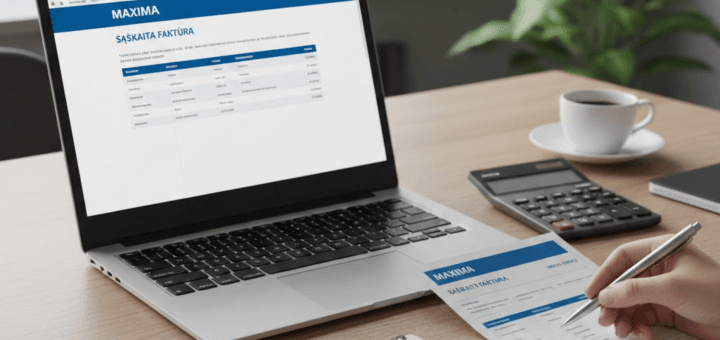 Maxima sąskaita faktūra: išsamus gidas, kaip sutvarkyti apskaitą greitai ir be streso