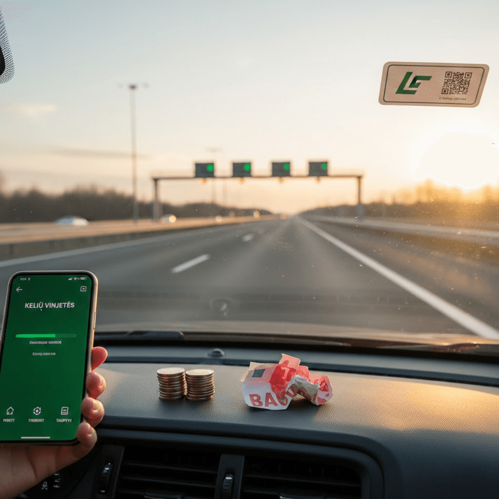 Kelių vinjetės Lietuvoje: Išsamus gidas, kaip sutaupyti ir išvengti tūkstantinių baudų