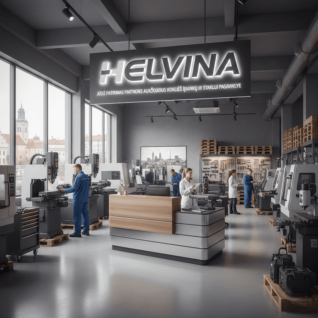 Helvina: Jūsų patikimas partneris aukščiausios kokybės įrankių ir staklių pasaulyje